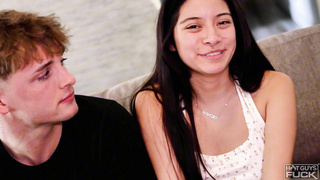 HotGuysFuck Hayden Mallers Rails Monica Moon Over The Kitchen Counter And Fills Her Pussy With Cum PP