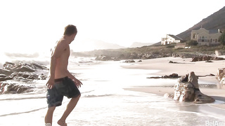 Jack Harrer barebacks Joaquin Arrenas (“Jambo Africa” Season 2 Sex Safari)